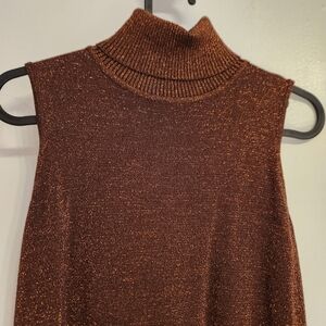 Brown turtleneck